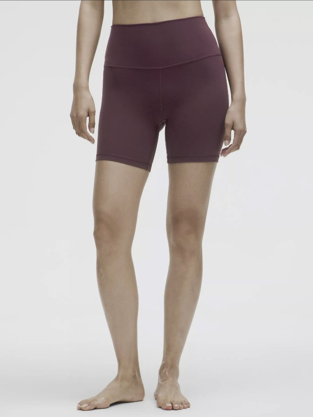LULULEMON ALIGN SHORT HIGH RISE 6" SIZE 0 GARNET BRAND NEW WITH TAGS!